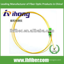 Fiber Optical SC APC Pigtail 0.9mm singlemode simplex yellow jacket tight buffer 1m 1.5m